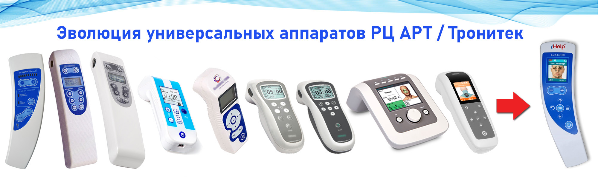 Эволюция аппаратов ДЭНАС / ДиаДЭНС / НейроДЭНС / БиоТЭНС
